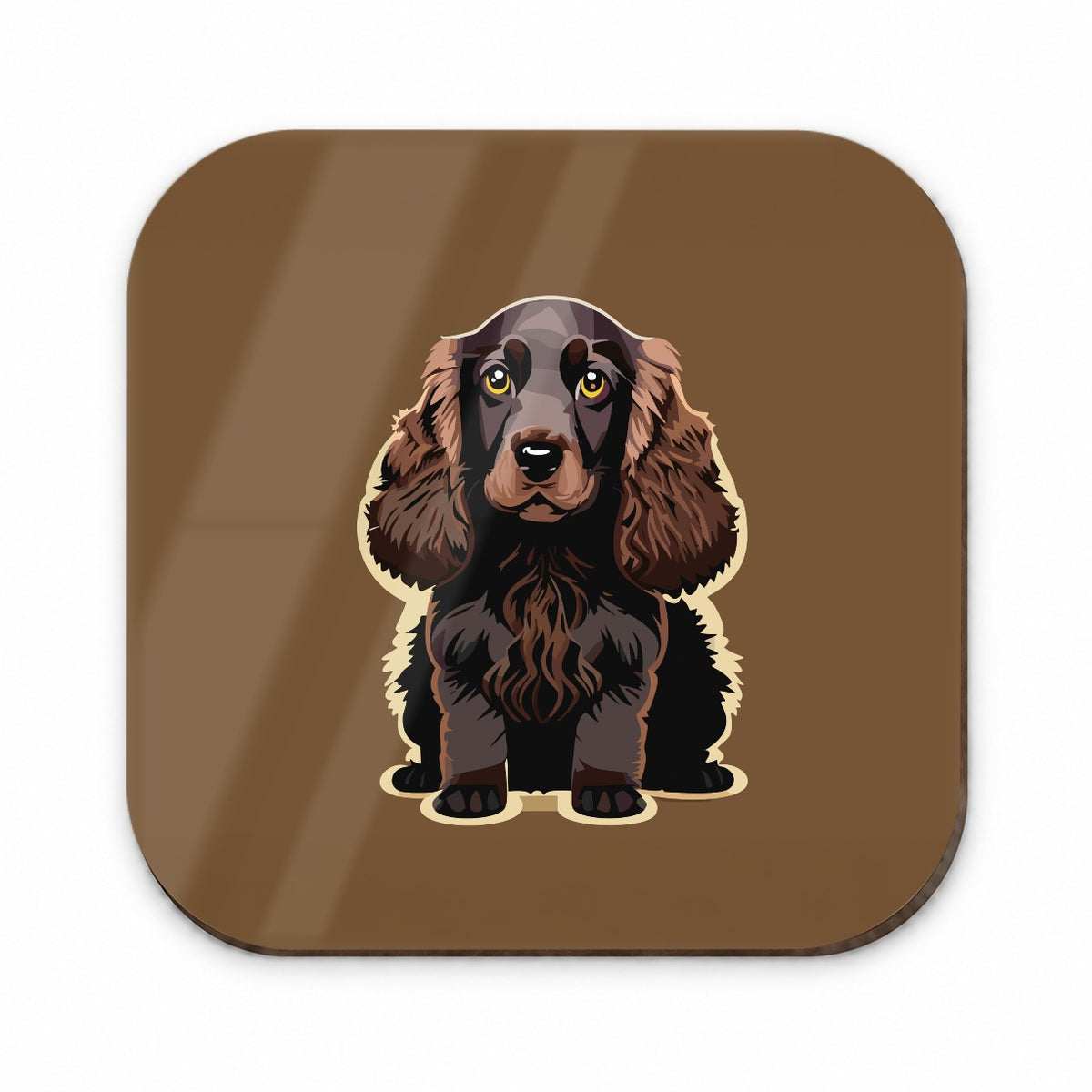 Cocker Spaniel Dark Standing Fridge Magnet