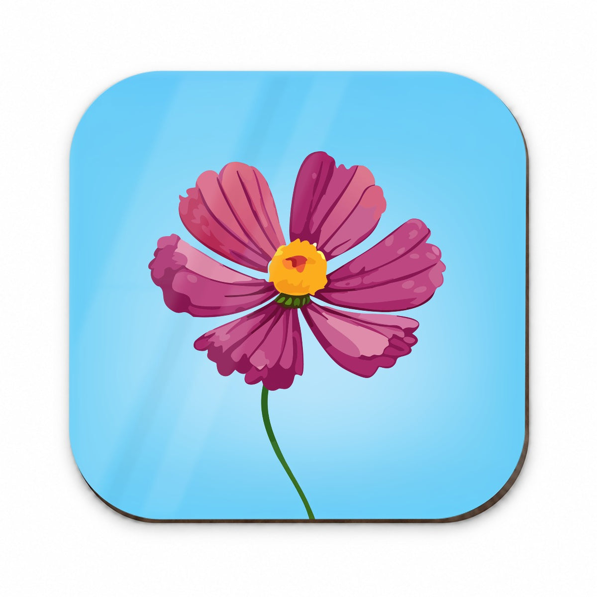 Cosmos Flower Pink Fridge Magnet