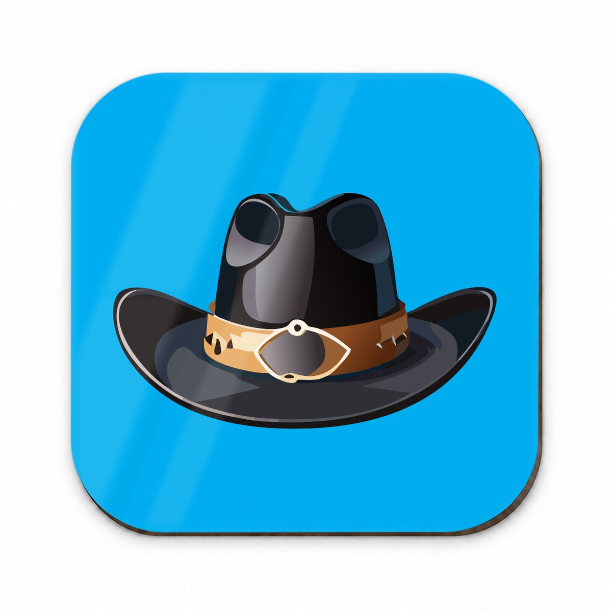 Cowboy Hat Black Western Country Fridge Magnet