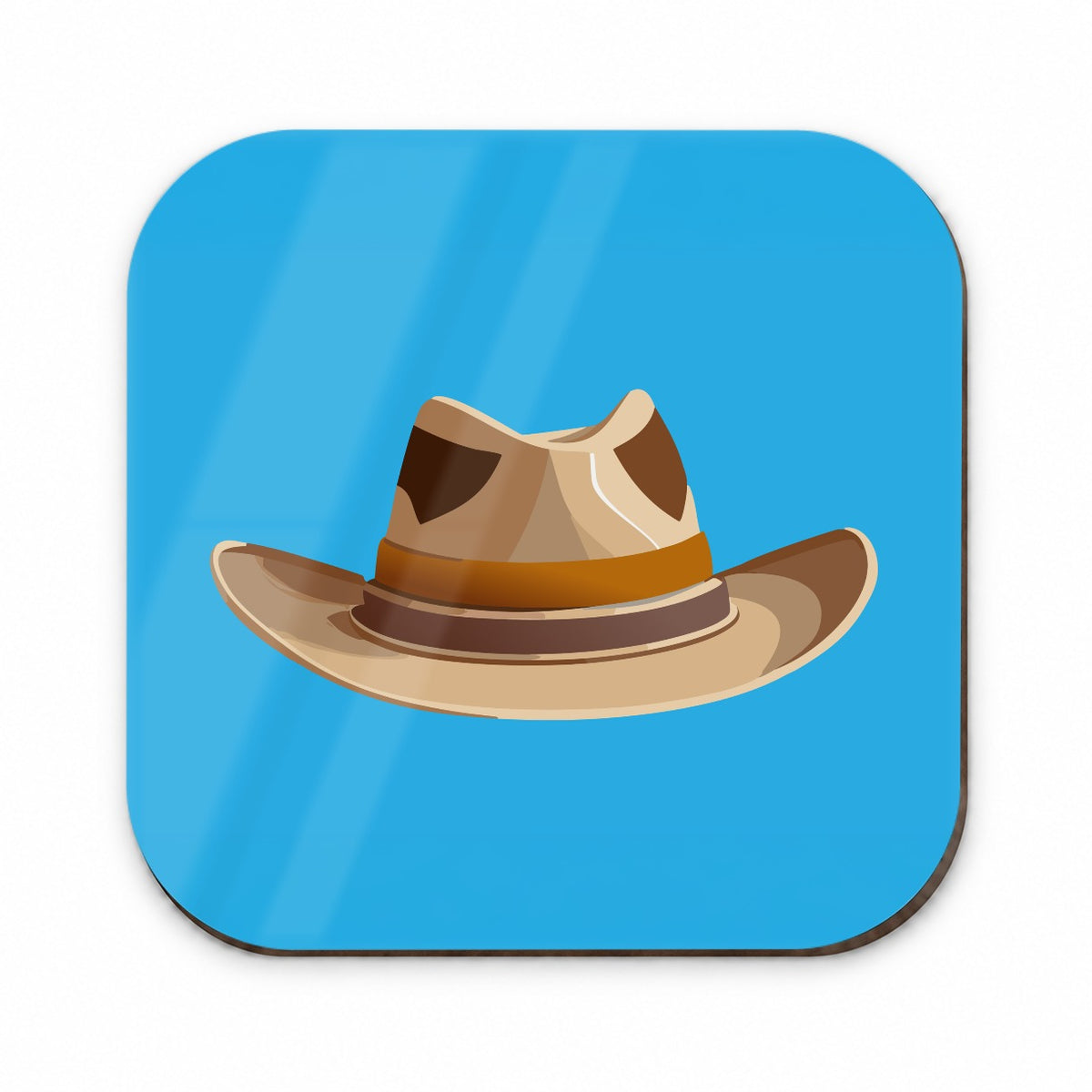 Cowgirl Hat Tan Western Country Fridge Magnet