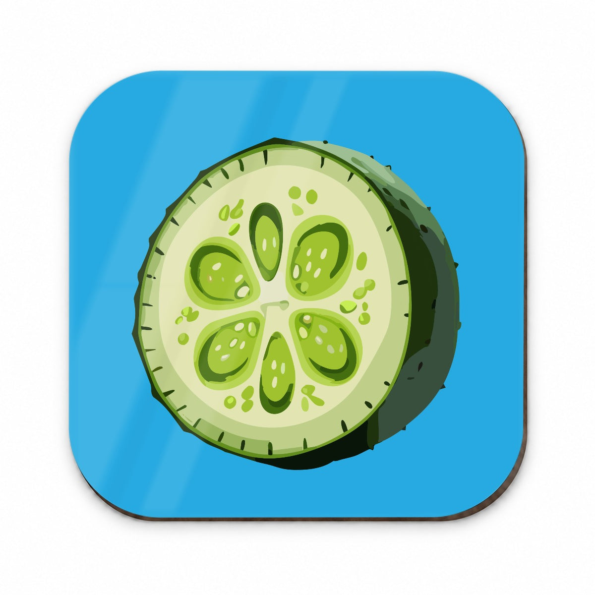 Cucumber Slice Vegetable Fridge Magnet