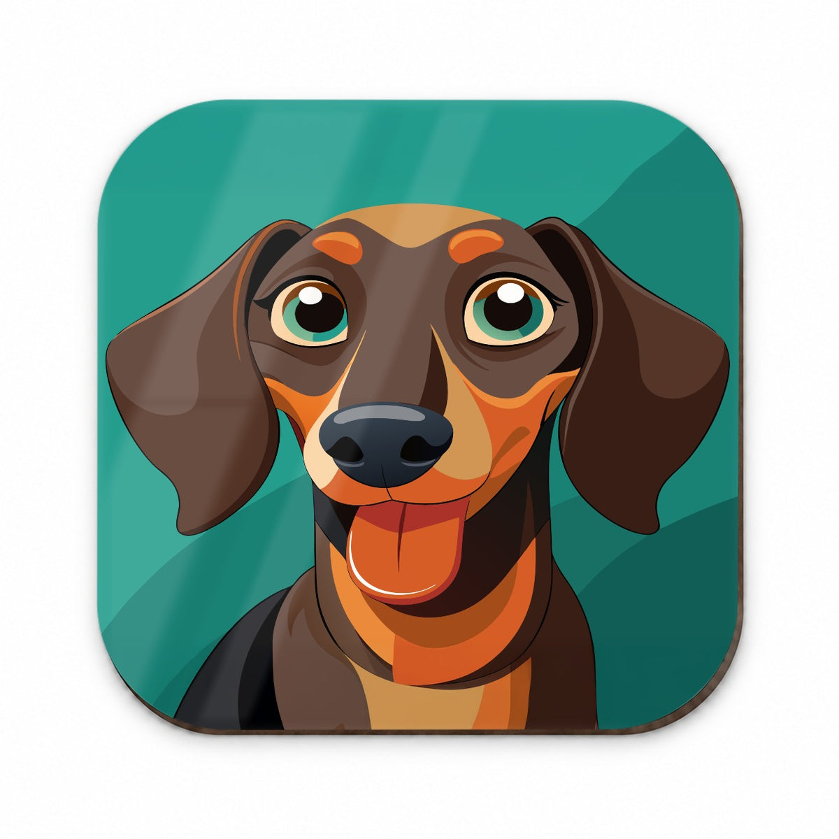 Dachshund Dog Sticking Out Tongue Funny Fridge Magnet
