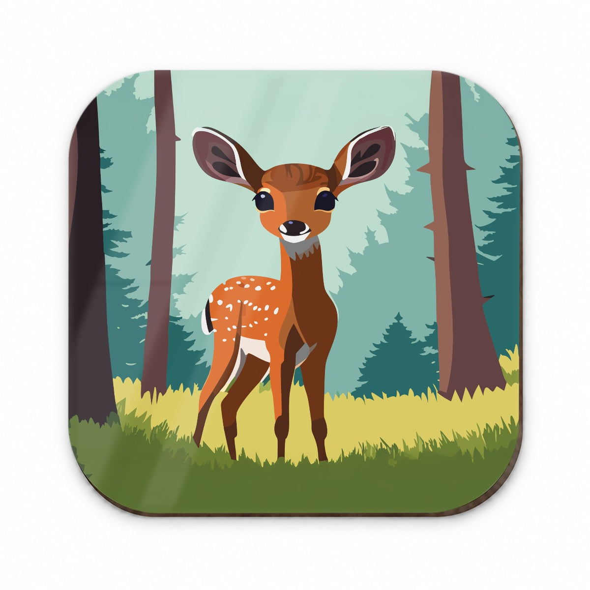 Deer Fawn Standing Fridge Magnet