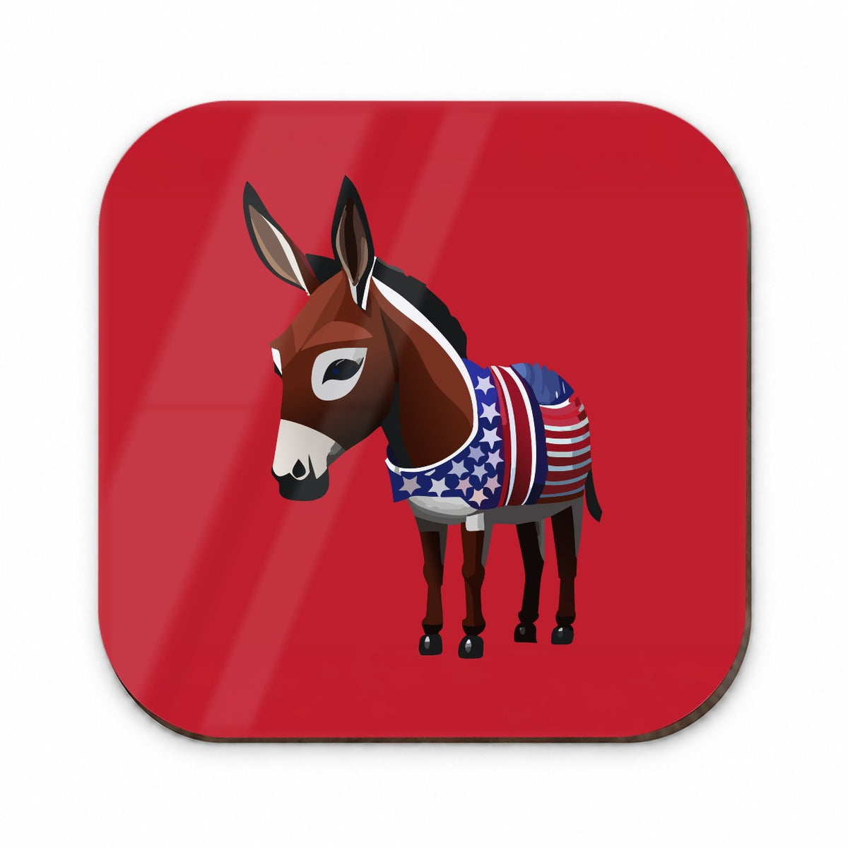 Democrat Donkey Patriotic Liberal Vote Fridge Magnet
