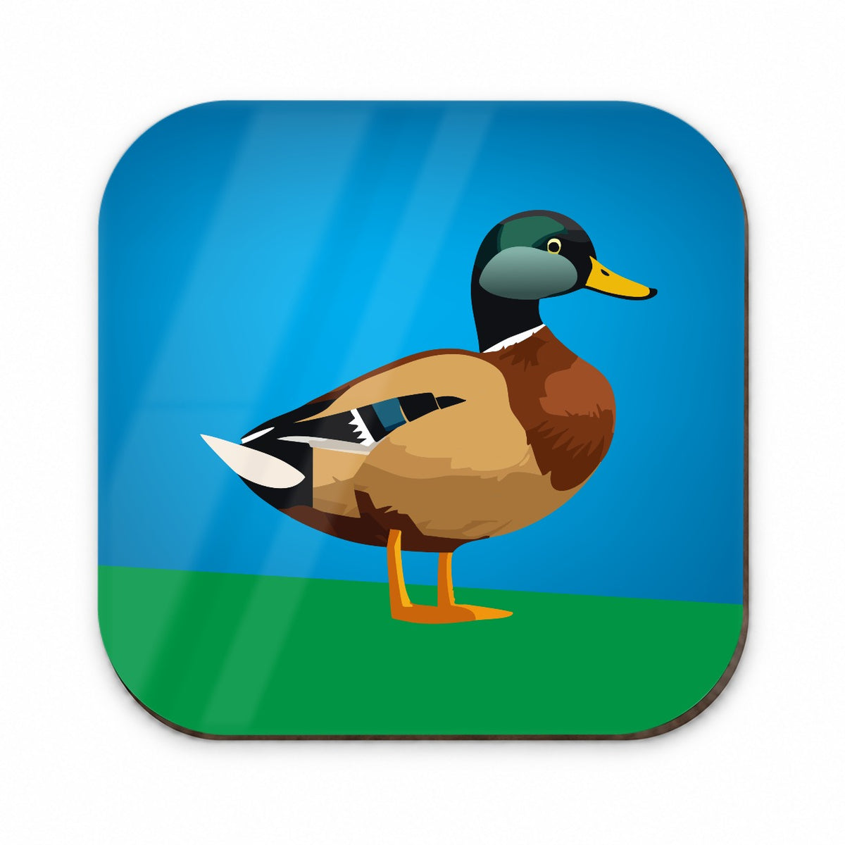 Duck Standing Profile Fridge Magnet