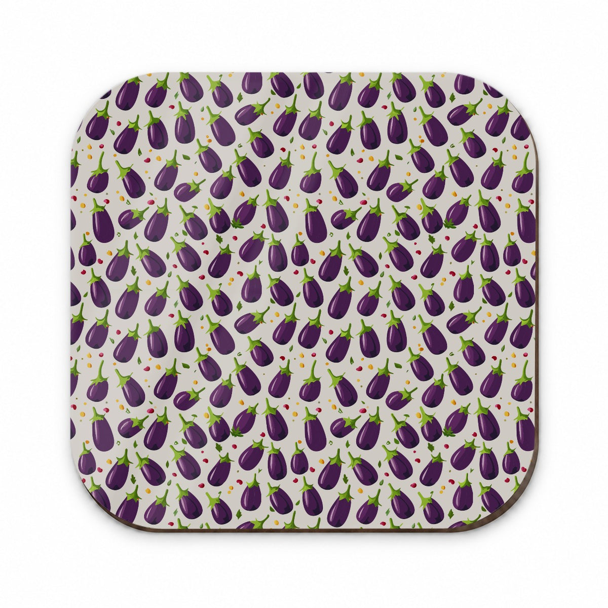 Eggplants Egg Plants Vegetables Scattered Pattern Fridge Magnet