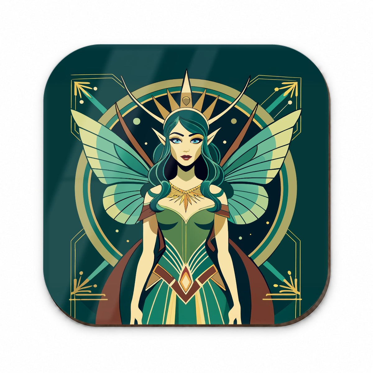 Fairy Nymph Art Deco Fridge Magnet