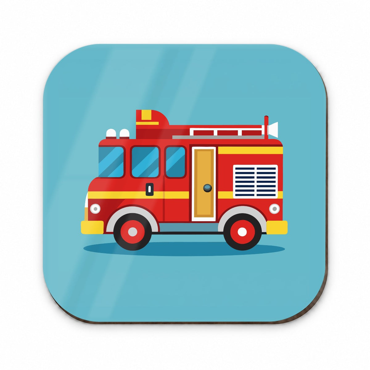 Fire Engine Red Fridge Magnet