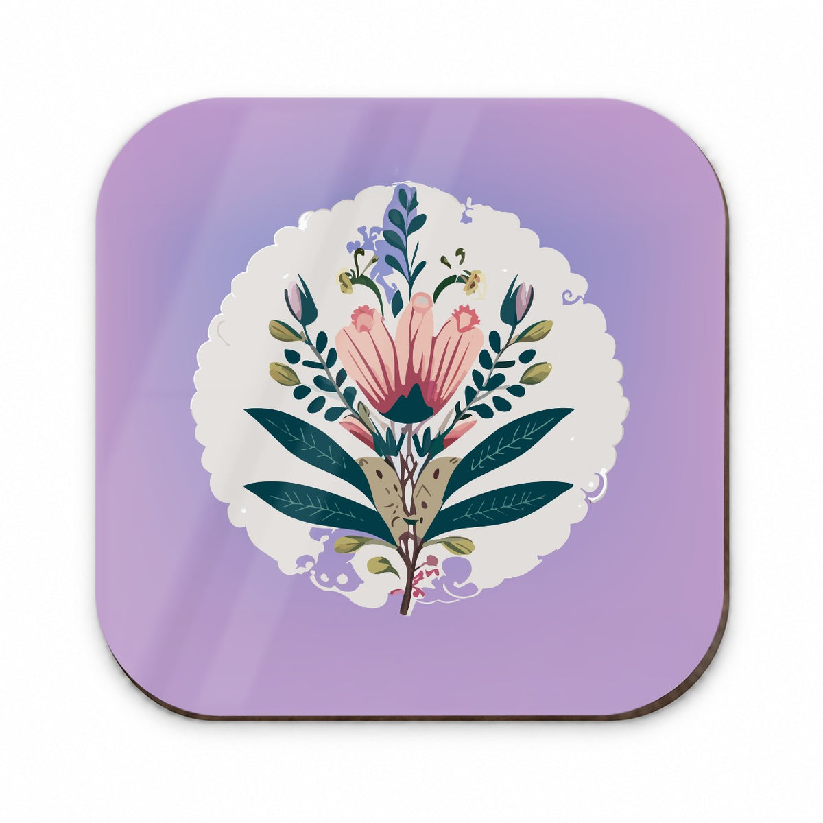 Flowers Floral Motif Bohemian Elegant Wedding Fridge Magnet