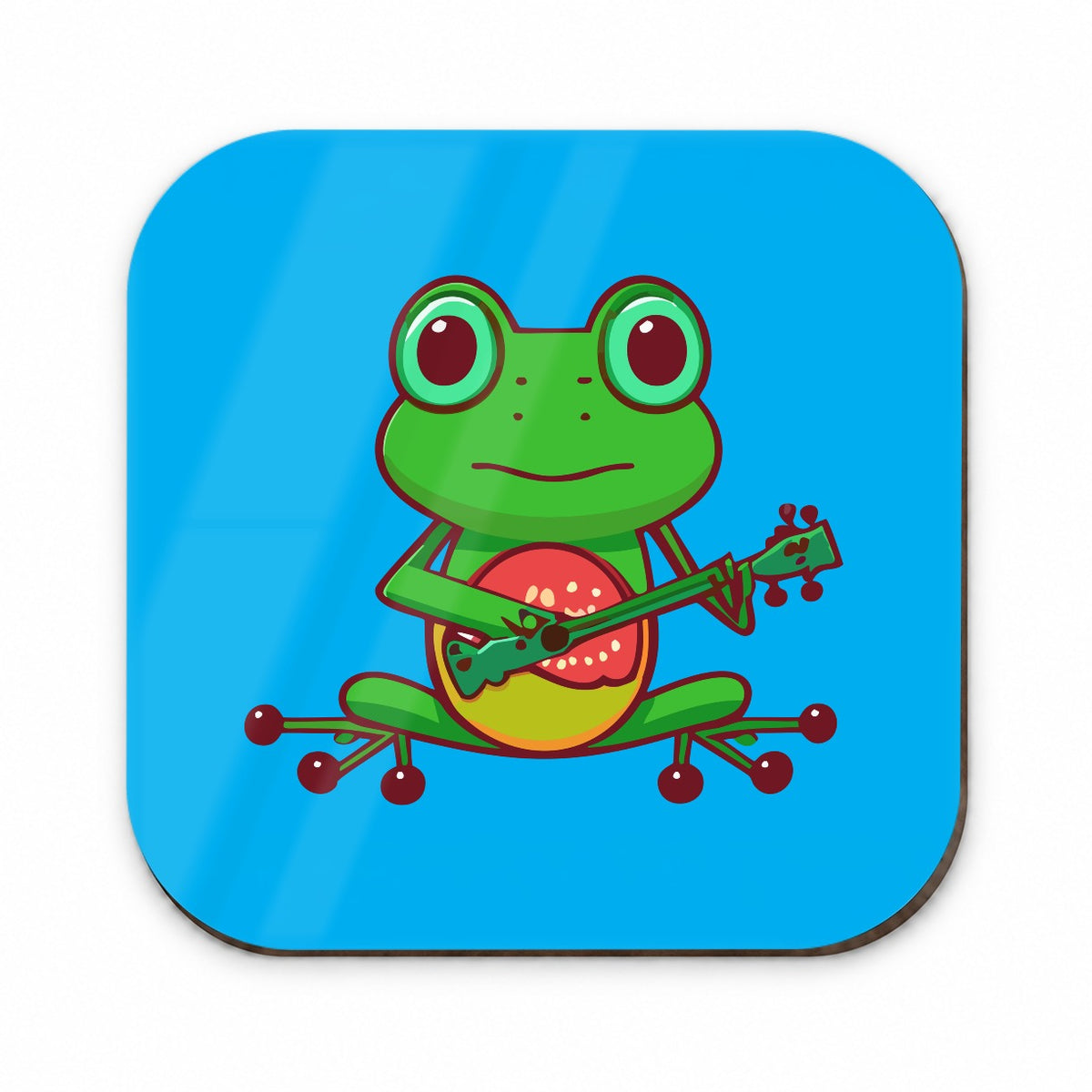 Frog Playing Banjo Guitar Music Funny Fridge Magnet