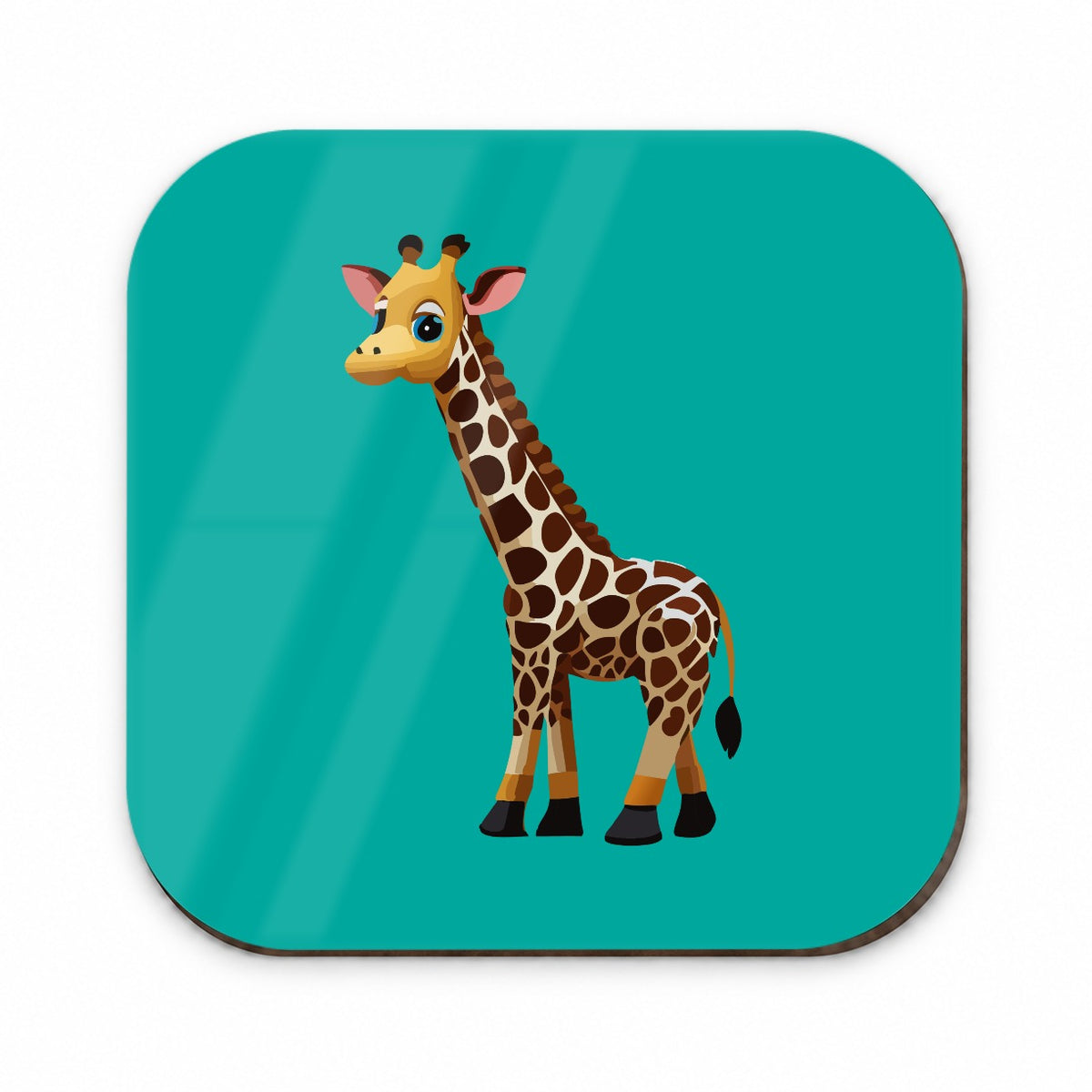 Giraffe Standing Cute Baby Fridge Magnet