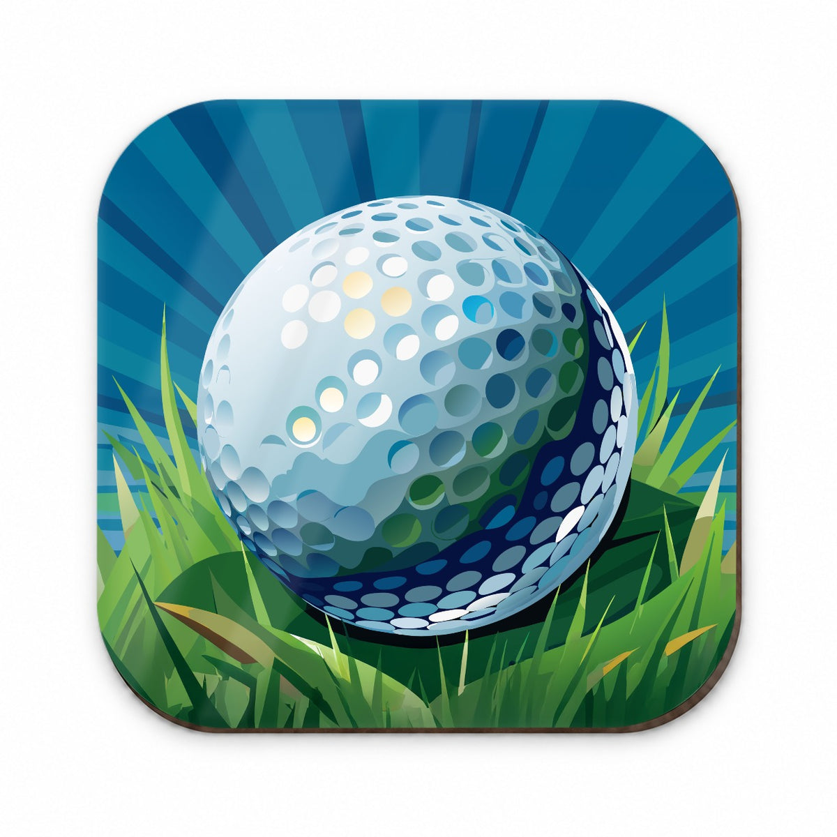 Golf Ball on Grass Sport Fridge Magnet