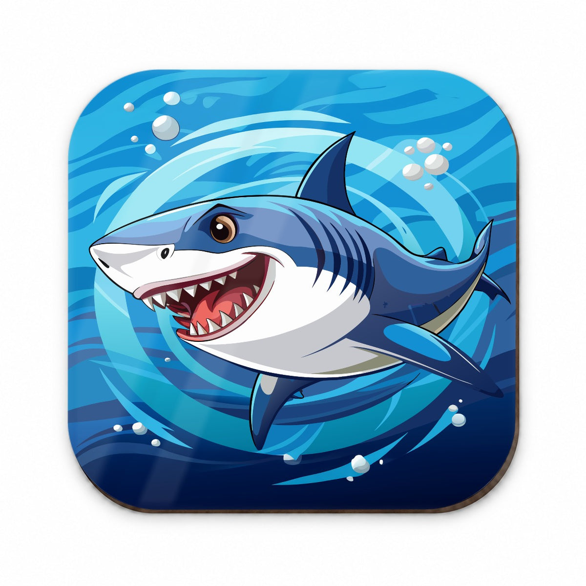 Great White Shark in Ocean Fridge Magnet