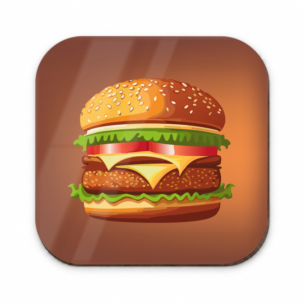 Hamburger Yummy Fast Food Fridge Magnet