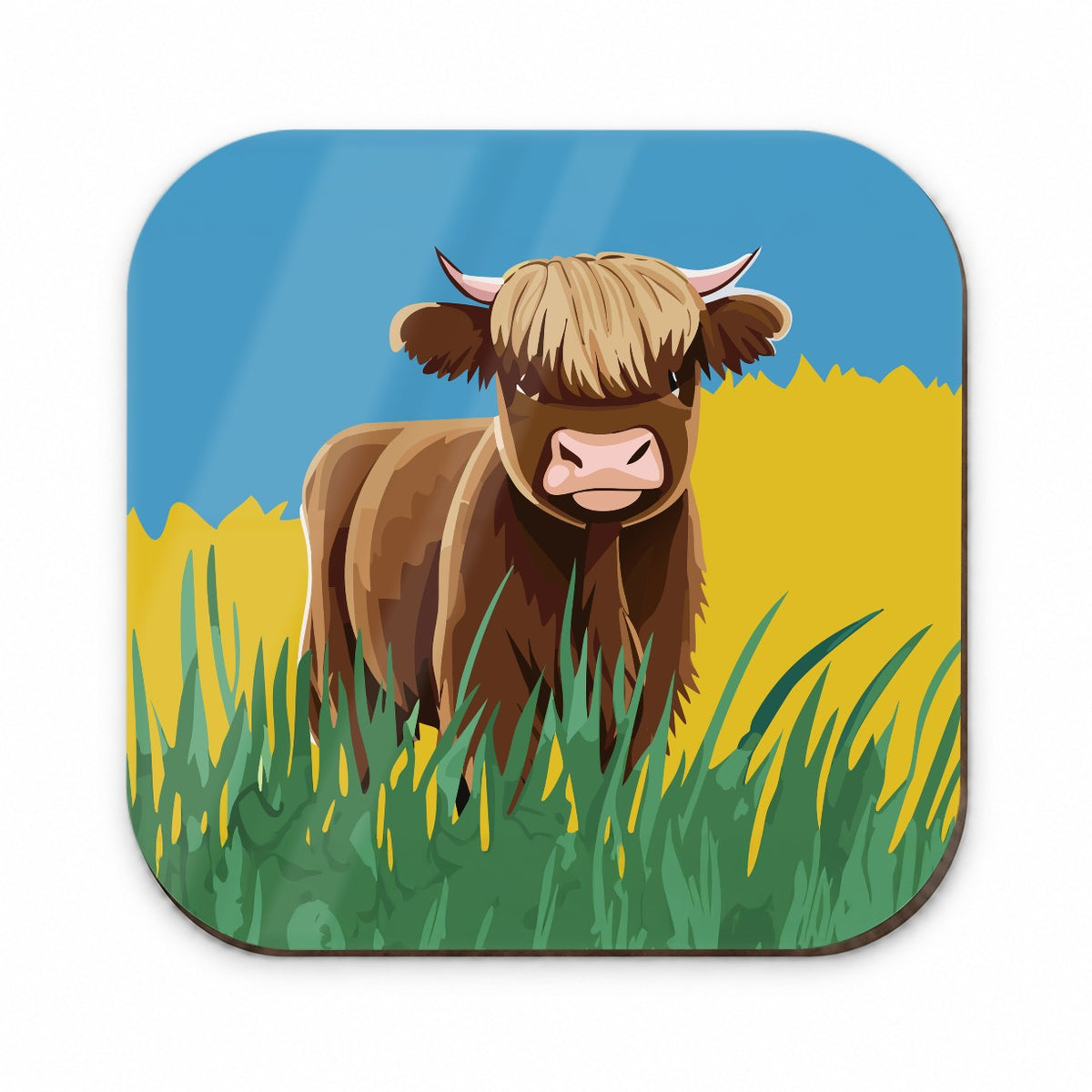 Highland Cow Scruffy Fridge Magnet