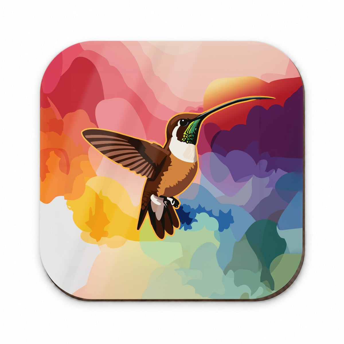 Hummingbird Brown Fridge Magnet