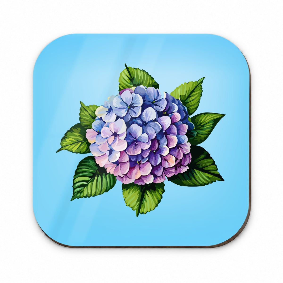 Hydrangea Flower Watercolor Fridge Magnet