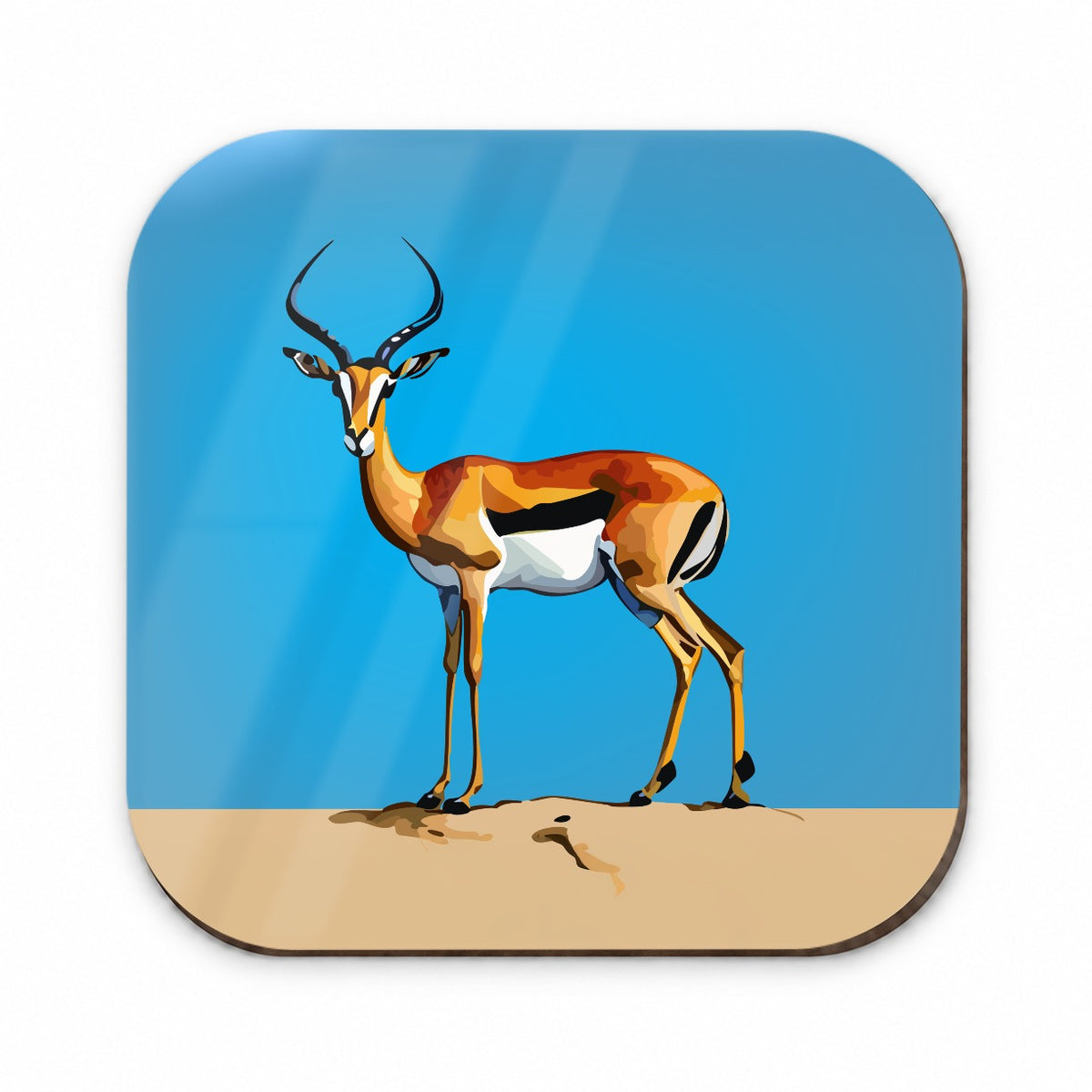 Impala Watercolor Africa Animal Fridge Magnet