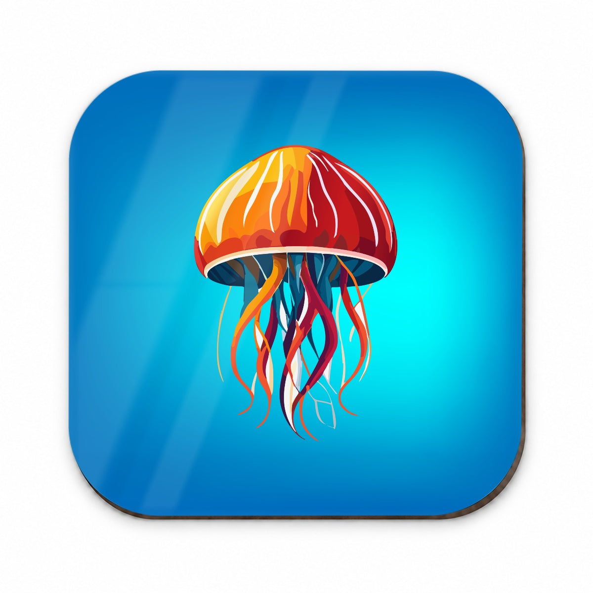 Jellyfish Jelly Fish Colorful Fridge Magnet