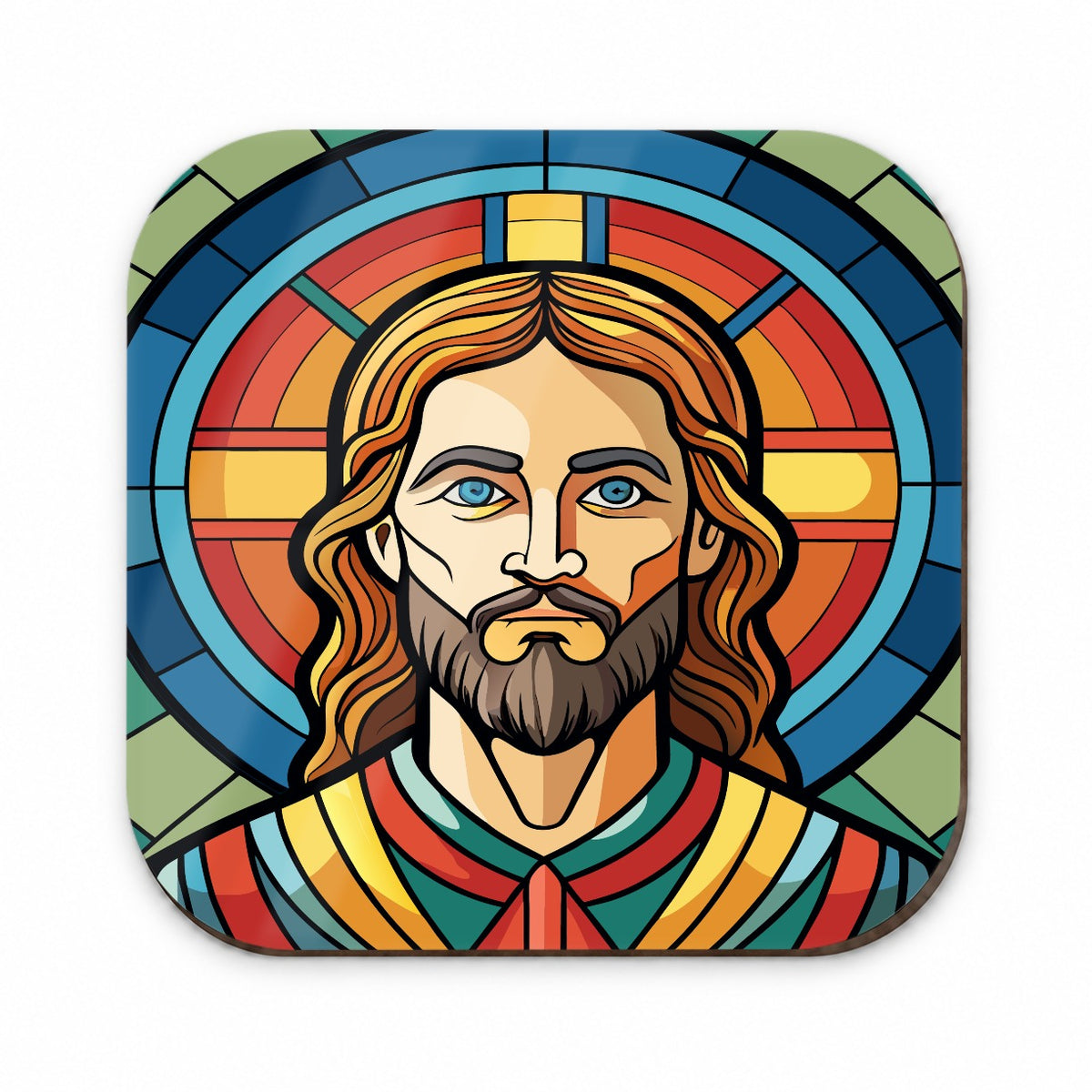Jesus Stained Glass Christian Religious Catholic Fridge Magnet