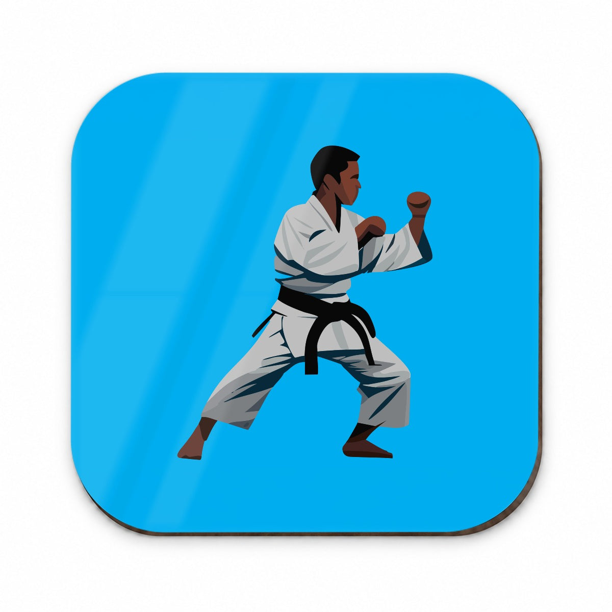 Karate Man Fridge Magnet