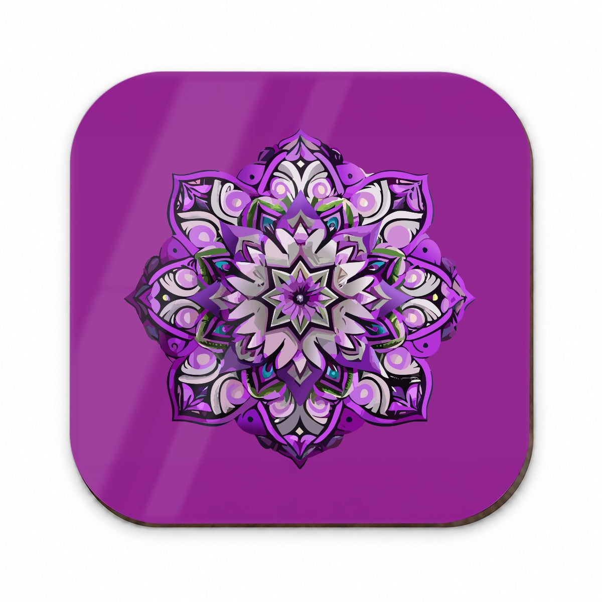 Mandala Purple Fridge Magnet