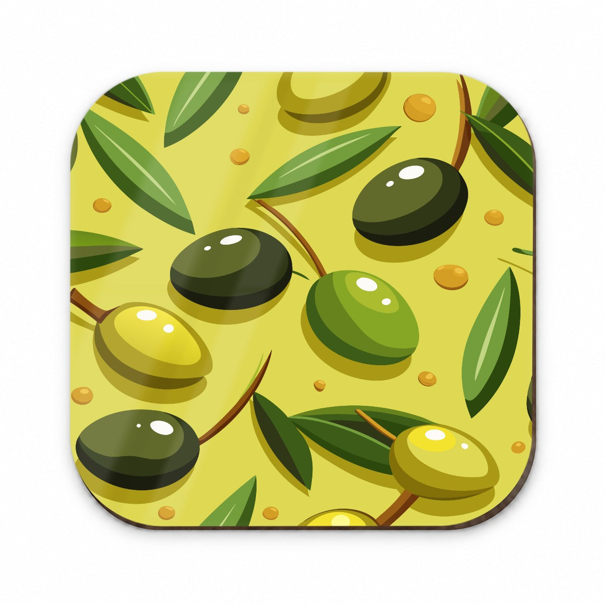 Olives Scattered Pattern Fridge Magnet
