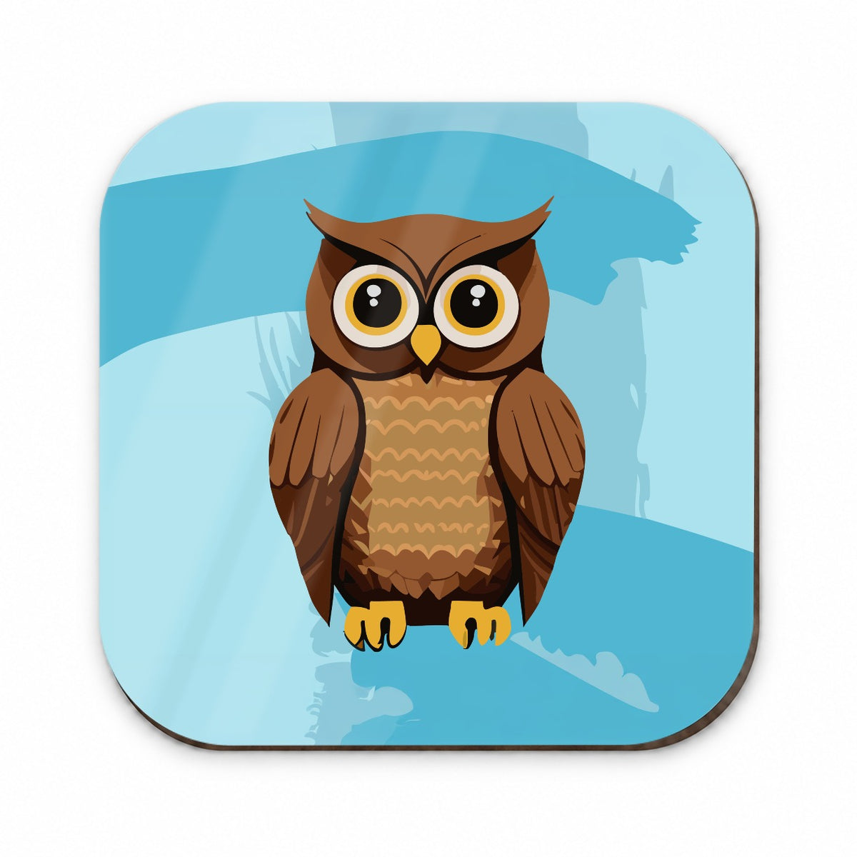 Owl Brown Fridge Magnet