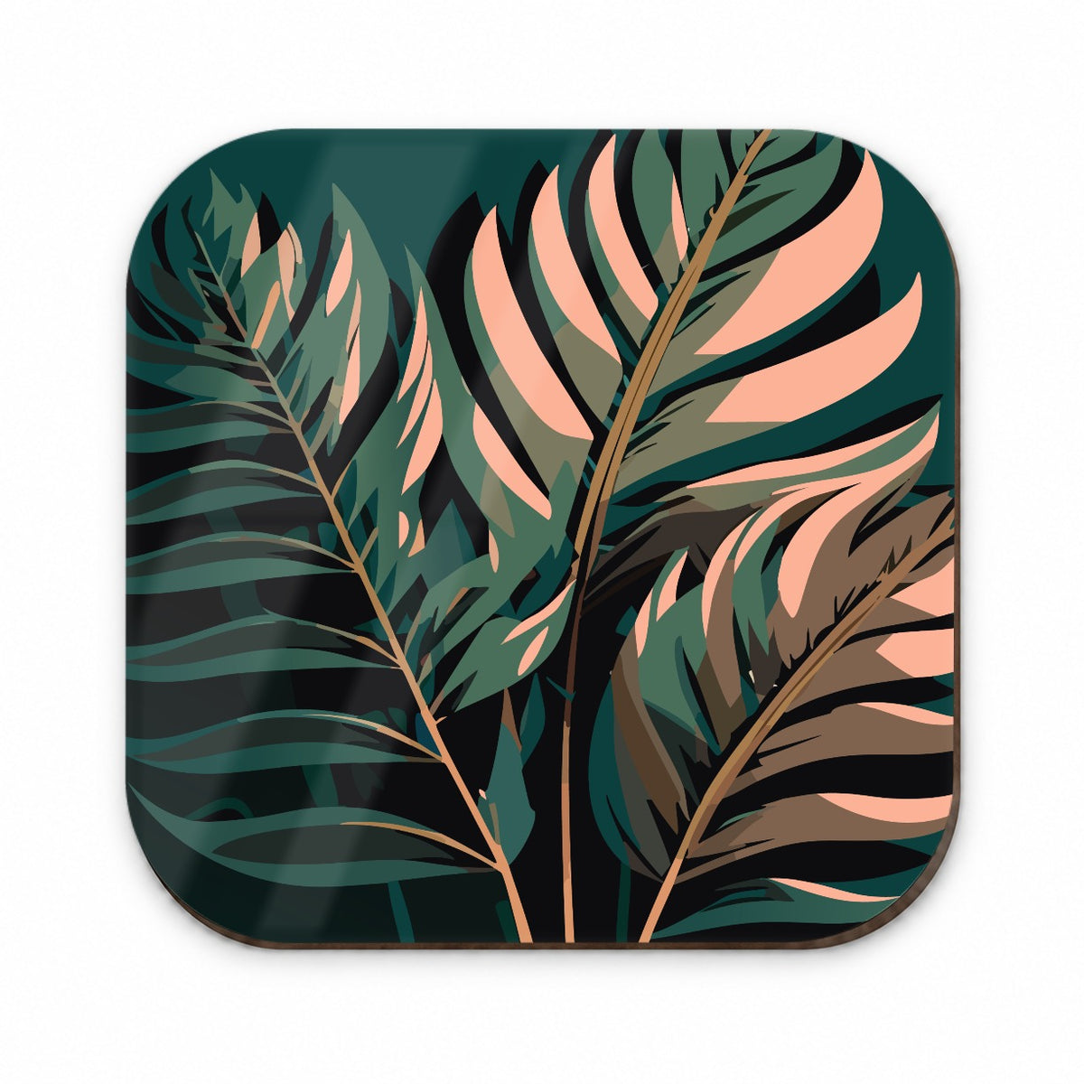 Palm Trees Leaves Fronds Tropical Foliage Fridge Magnet