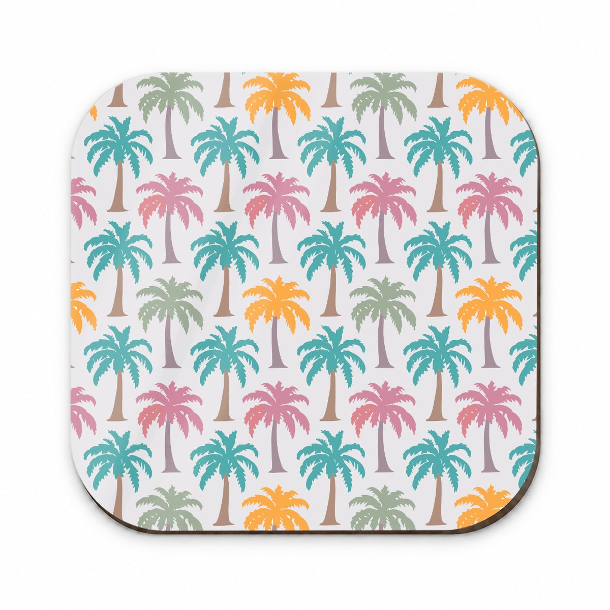 Palm Trees Tropical Pastel Pattern Fridge Magnet