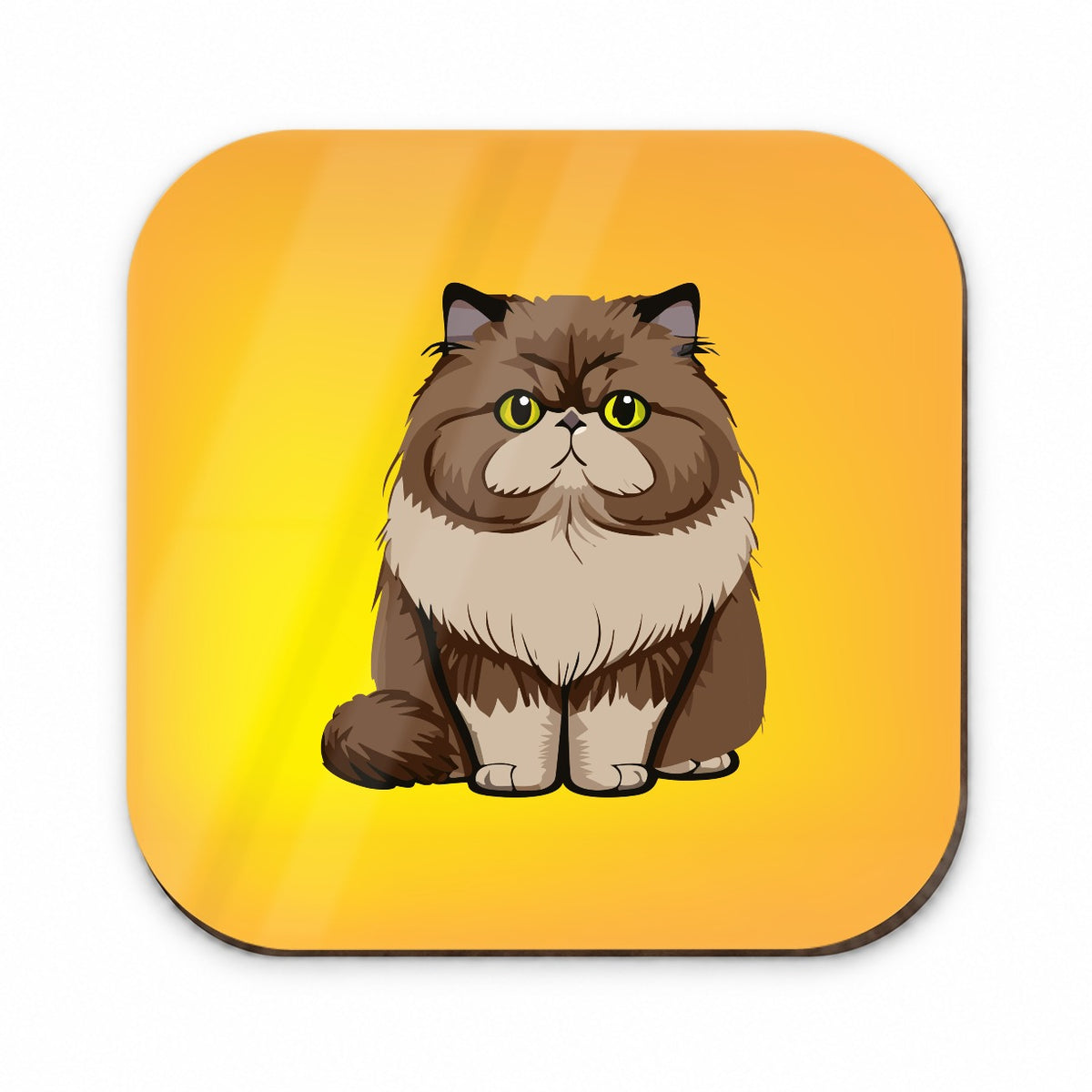 Persian Cat Sitting Fridge Magnet
