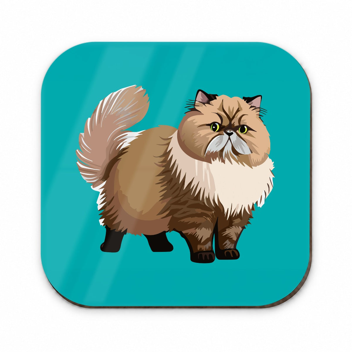 Persian Cat Standing Fridge Magnet
