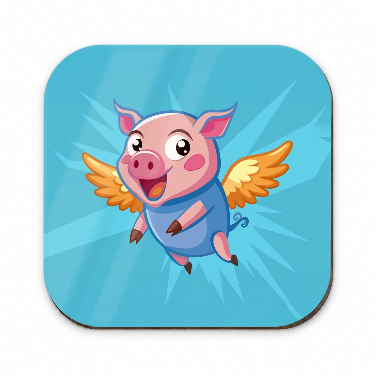 Pig Flying Silly Funny Fridge Magnet