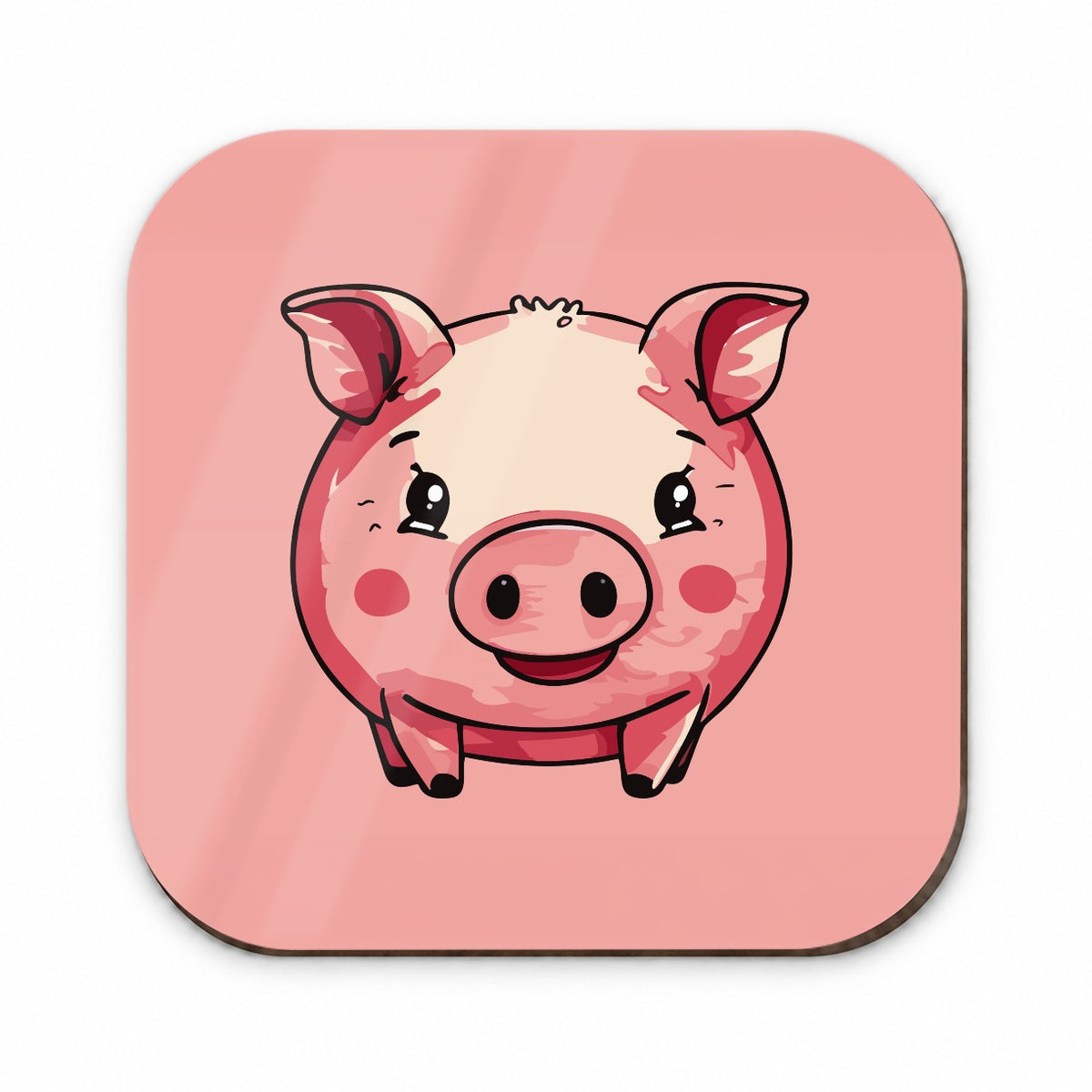 Pig Smiling Standing Fridge Magnet