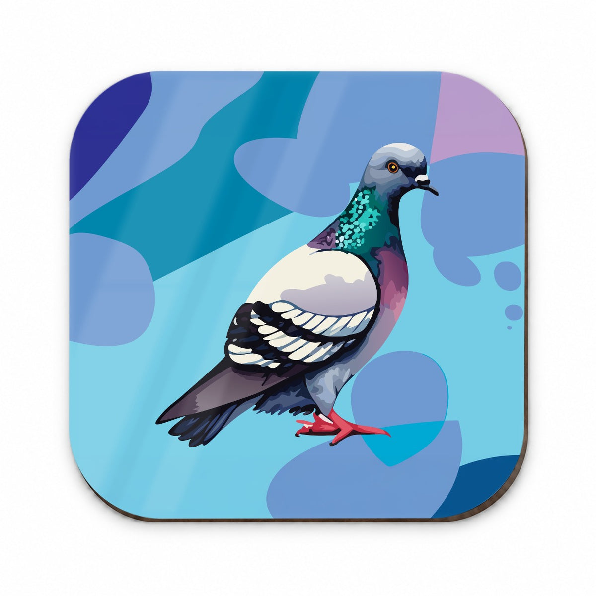 Pigeon Bird Watercolor Fridge Magnet