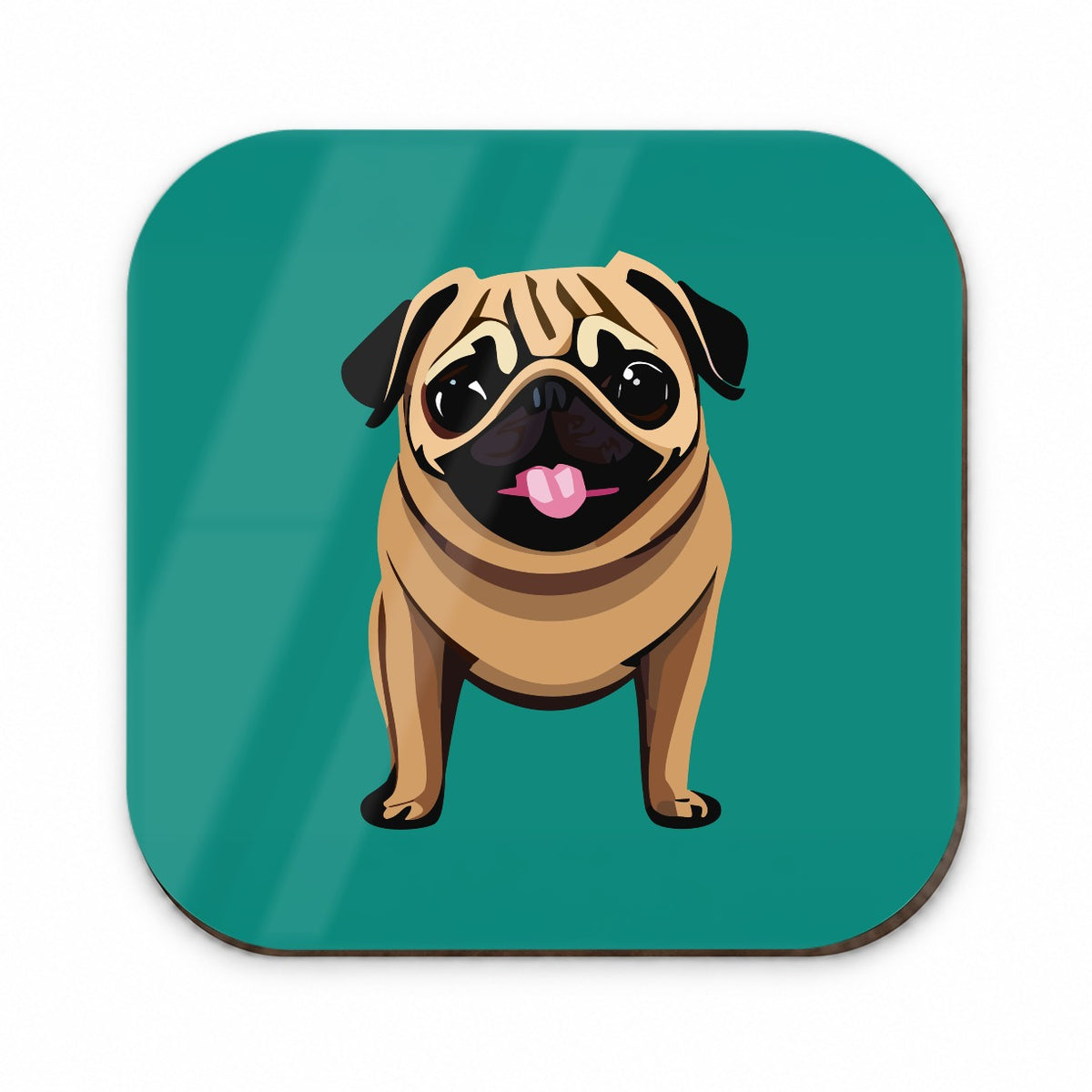 Pug Sticking Out Tongue Dog Fridge Magnet
