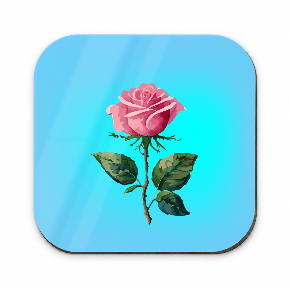 Rose Roses Pink Flower Watercolor Fridge Magnet