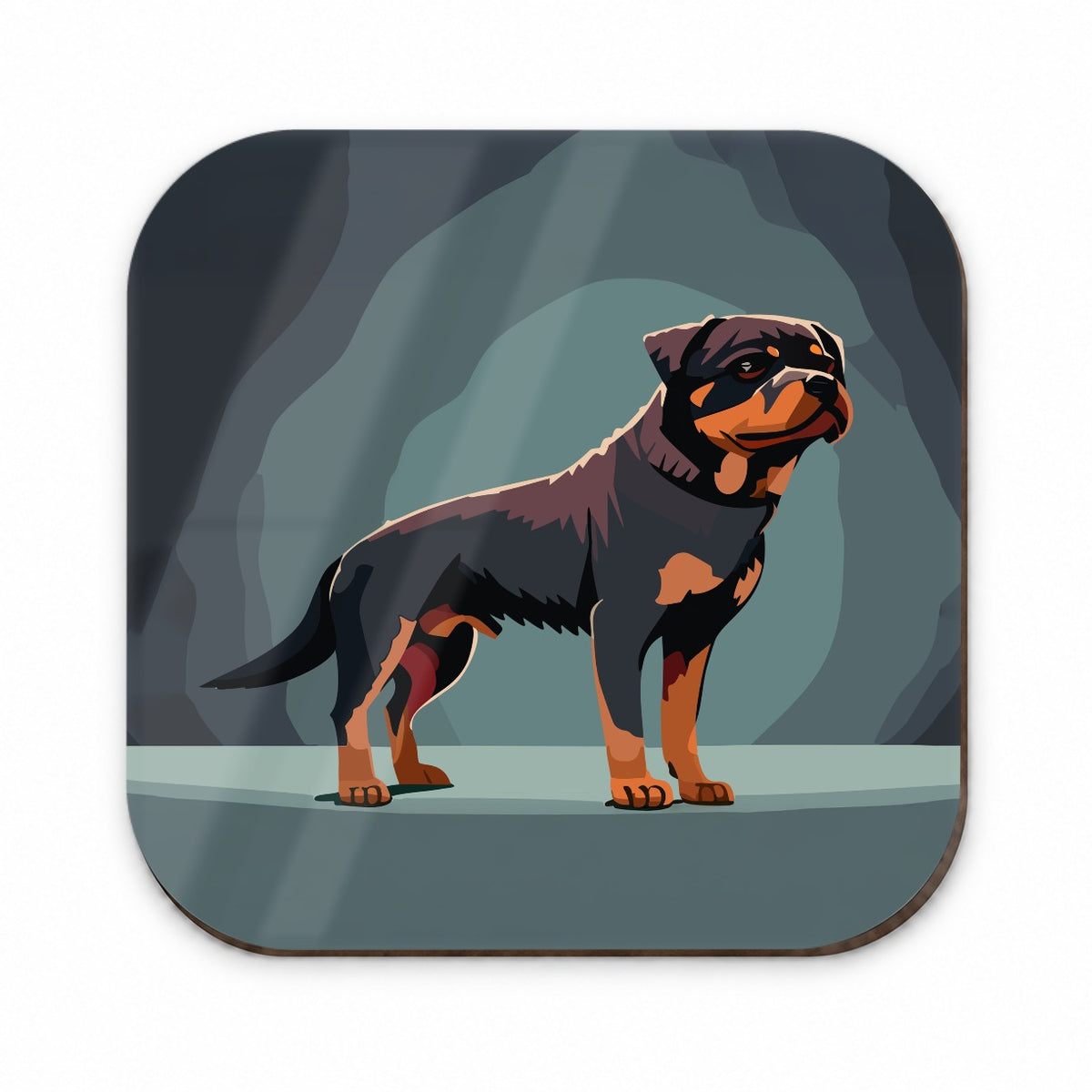 Rottweiler Dog Standing Fridge Magnet