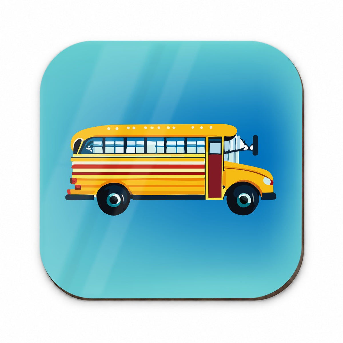 School Bus Fridge Magnet
