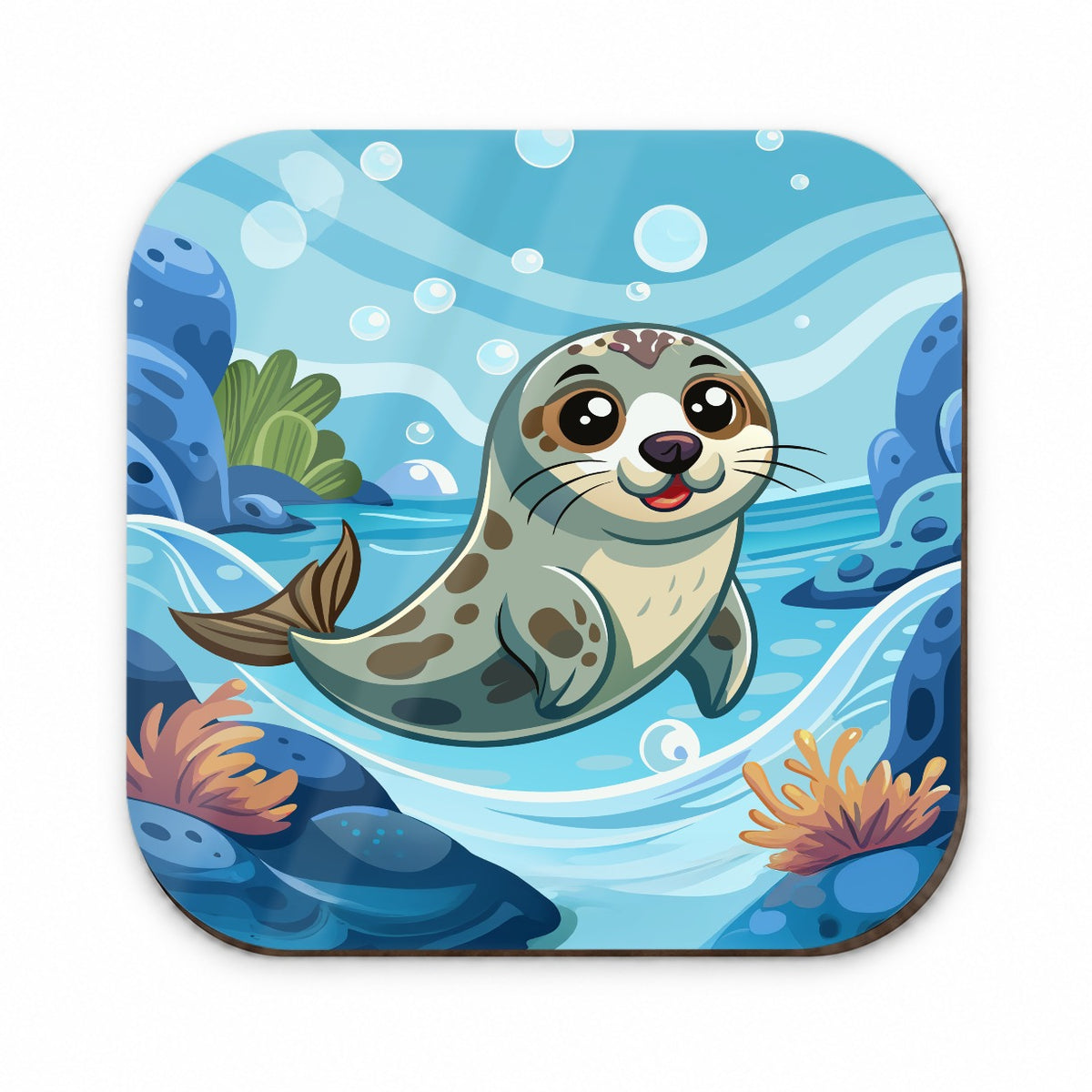 Seal in Water Cute Fridge Magnet