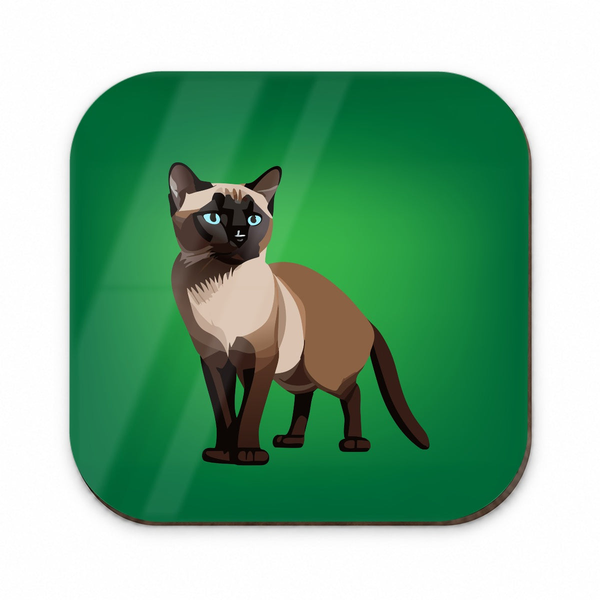 Siamese Cat Standing Fridge Magnet