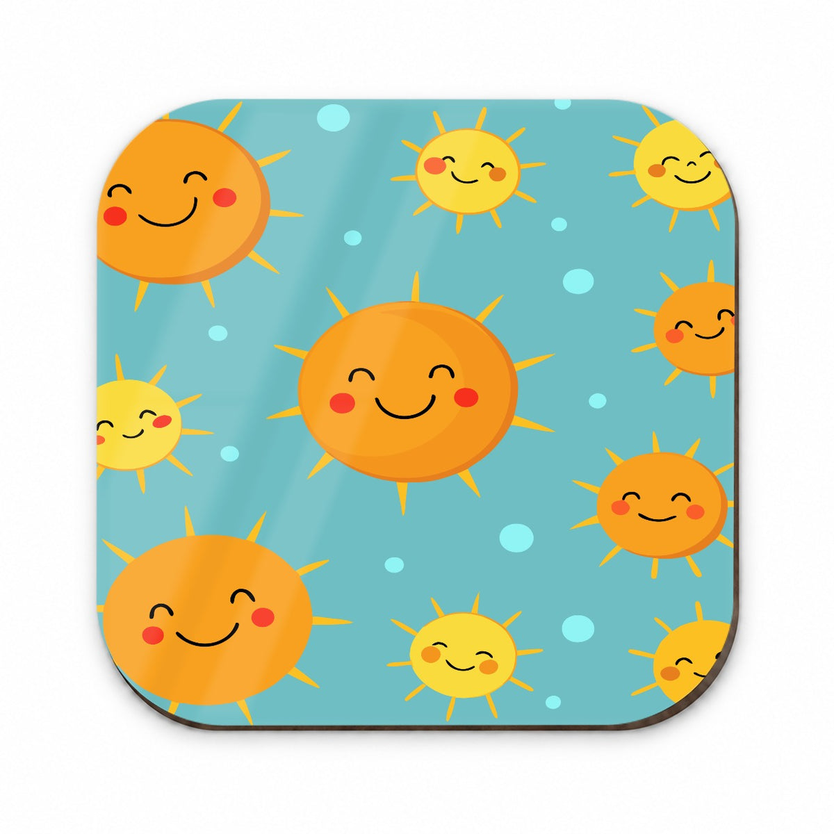 Smiling Suns Cute Fridge Magnet