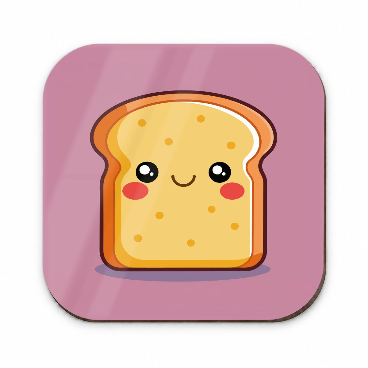 Smiling Toast Cute Fridge Magnet