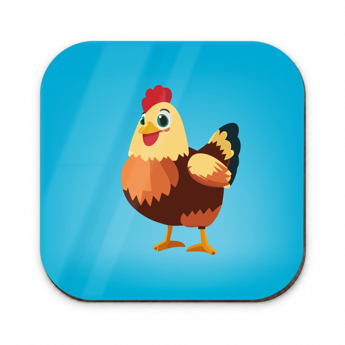 Standing Rooster Happy Fridge Magnet