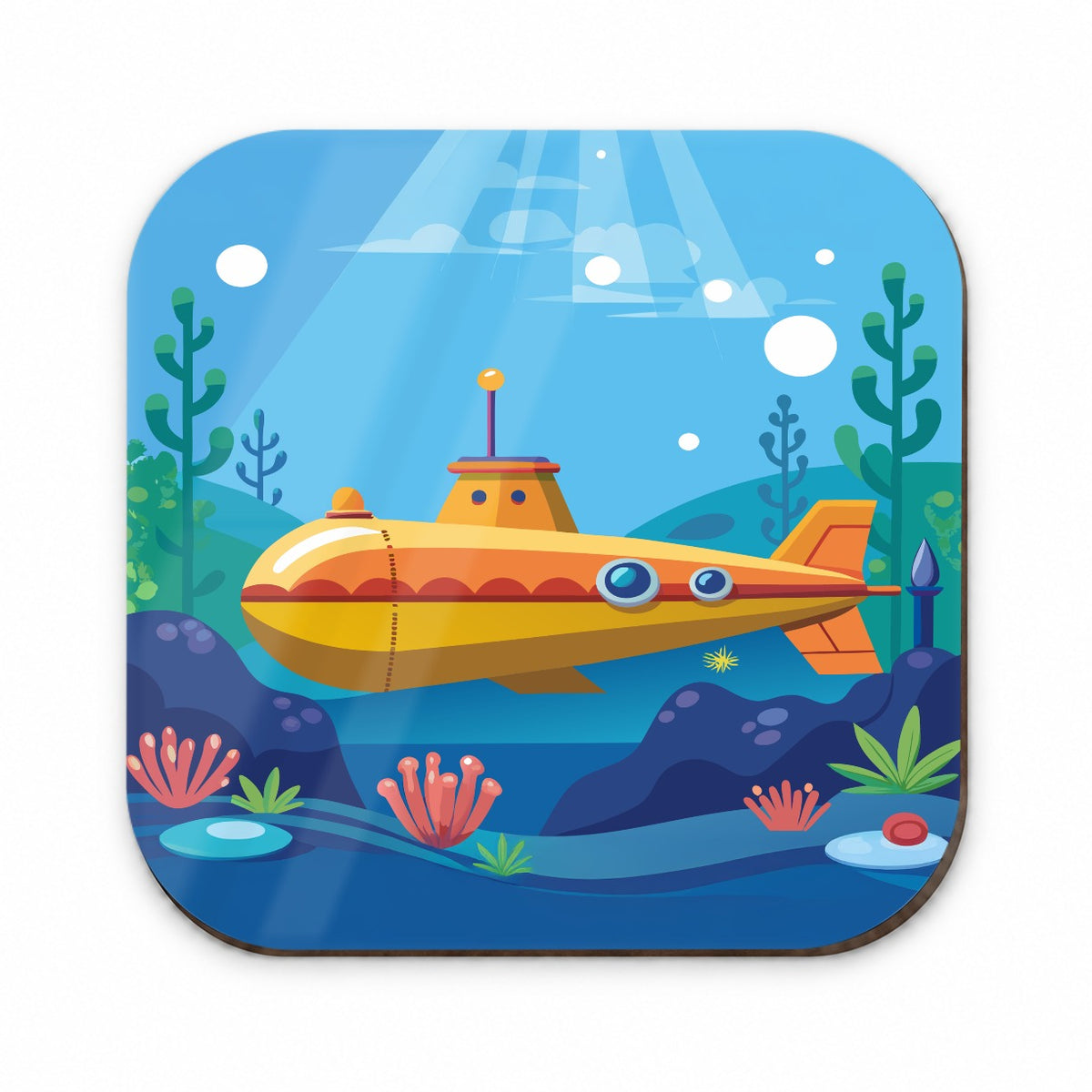Submarine Under Water Fridge Magnet