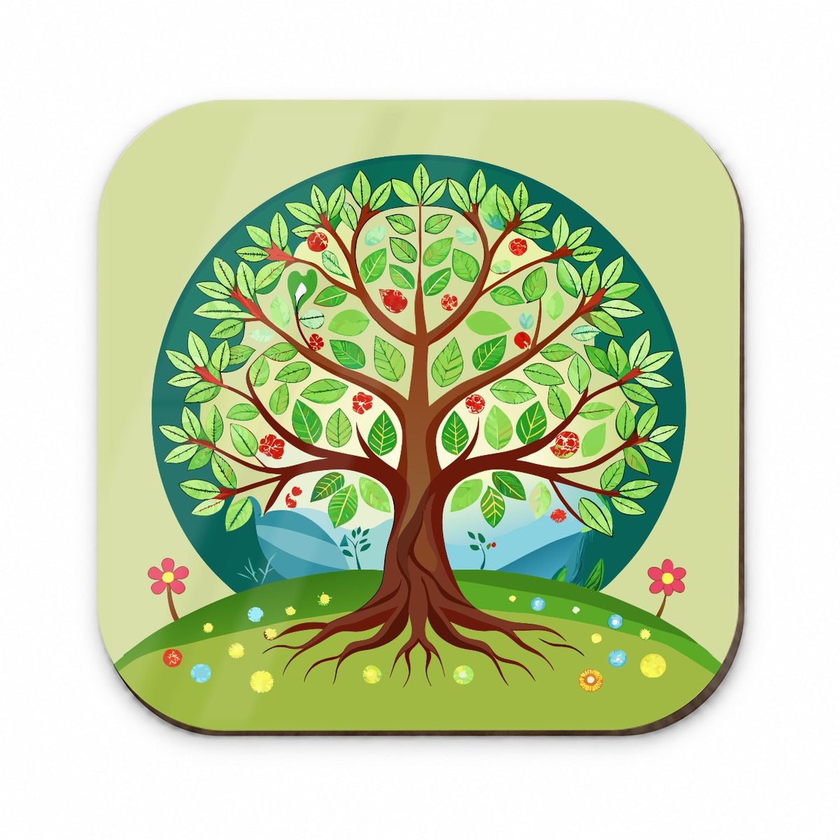 Tree of Life Colorful Fridge Magnet