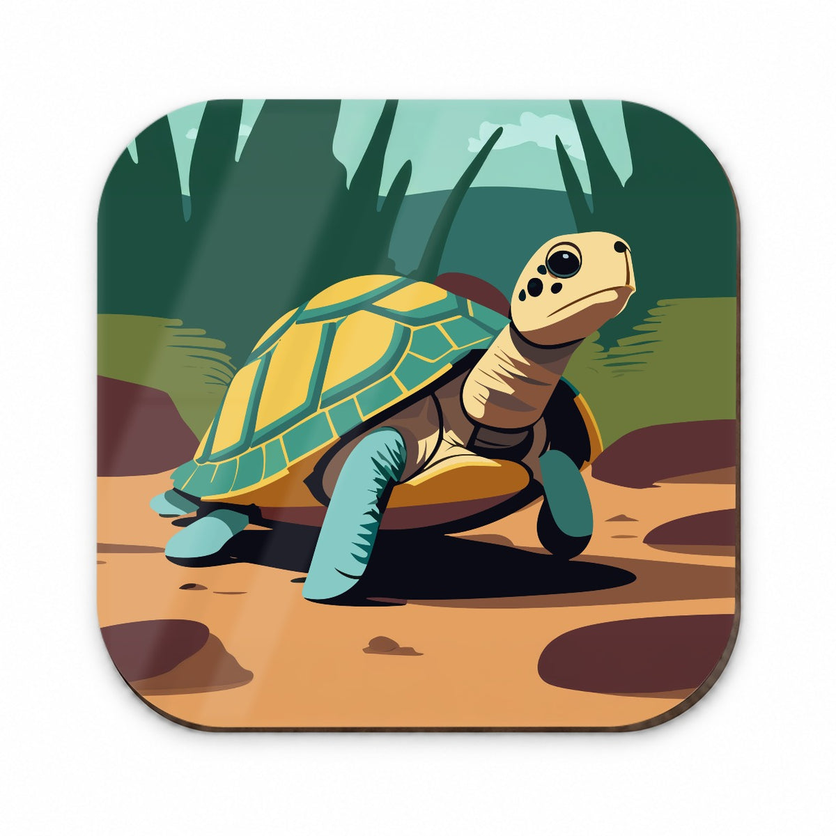 Turtle in the Wild Fridge Magnet
