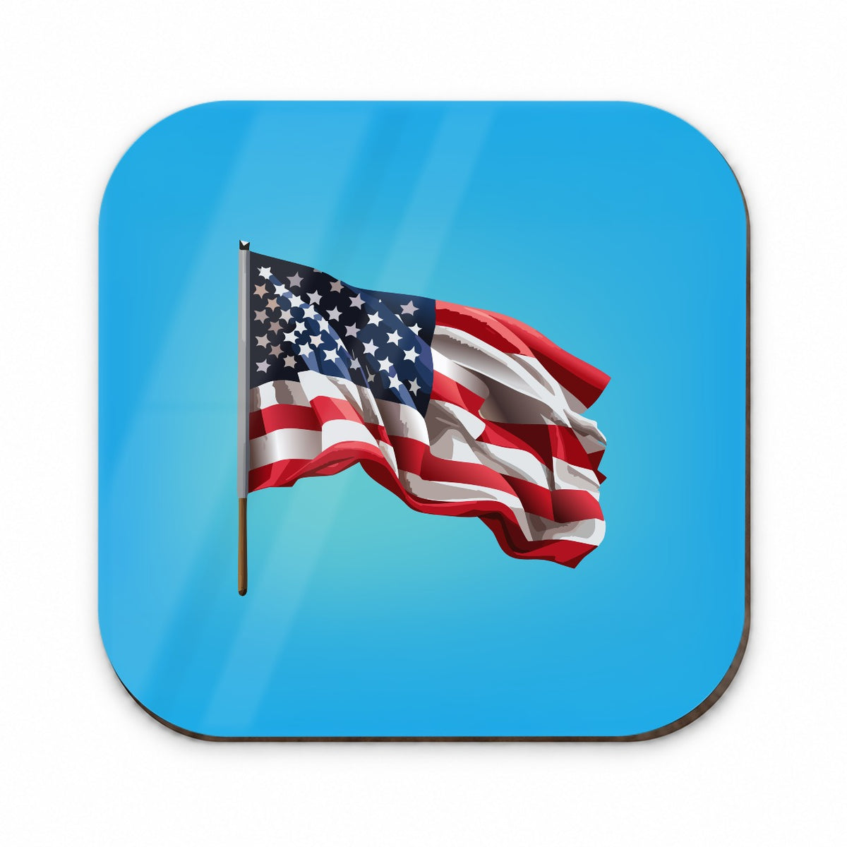 USA Flag American Waving Fridge Magnet