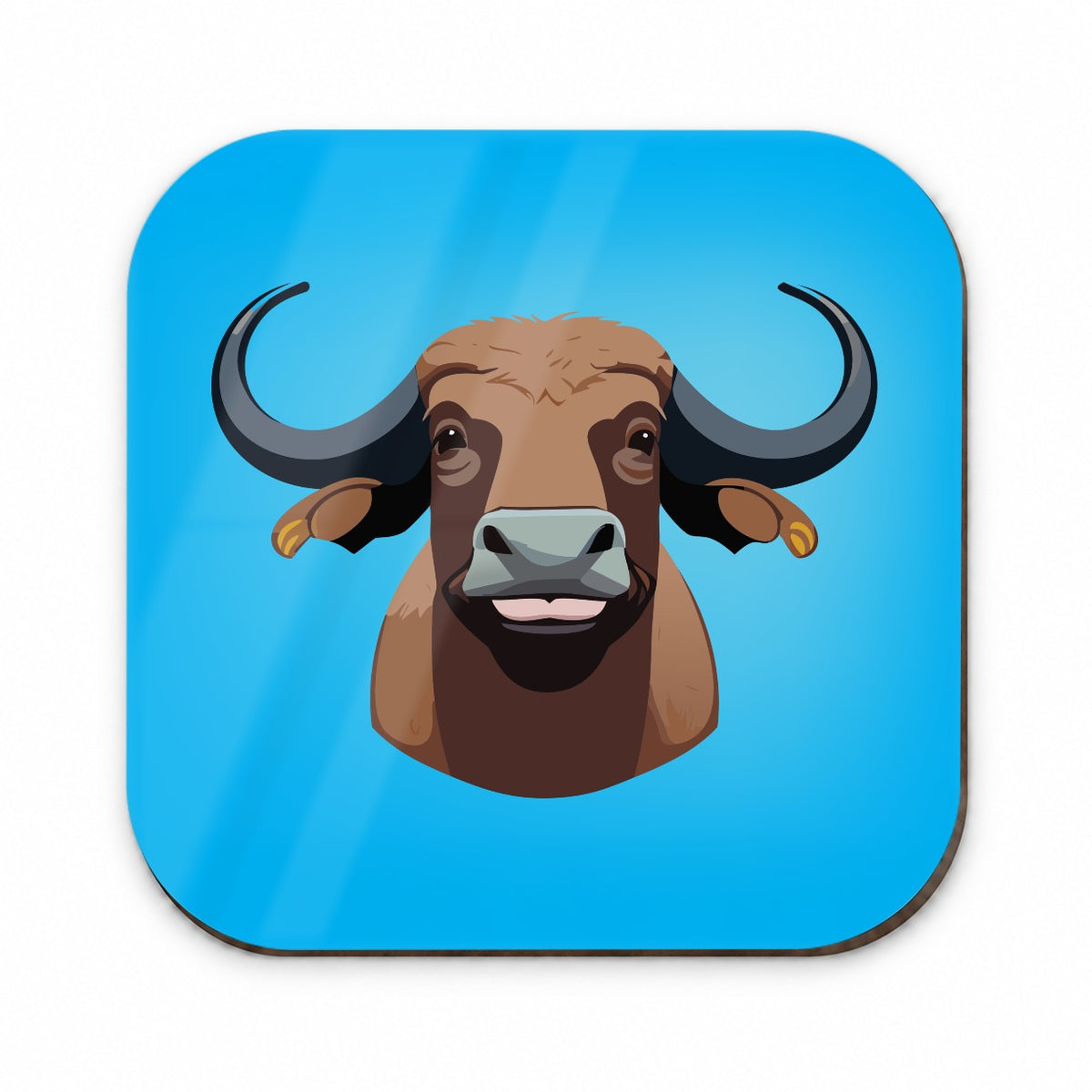 Water Buffalo Smiling Fridge Magnet