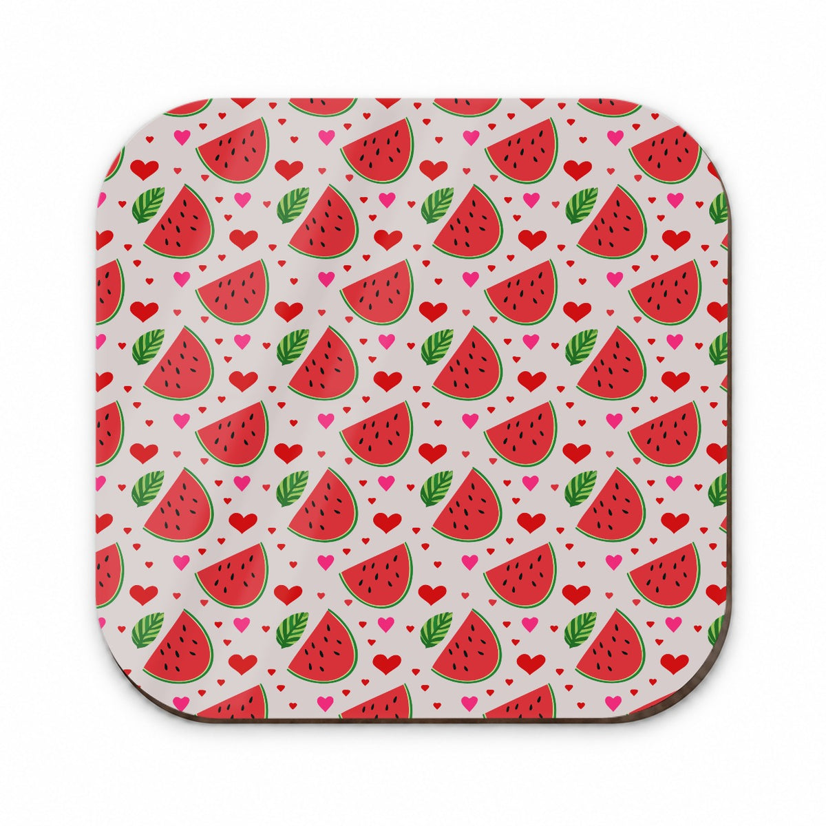 Watermelon Hearts Pattern Fridge Magnet